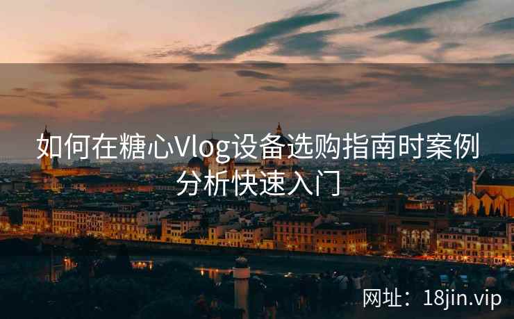 如何在糖心Vlog设备选购指南时案例分析快速入门